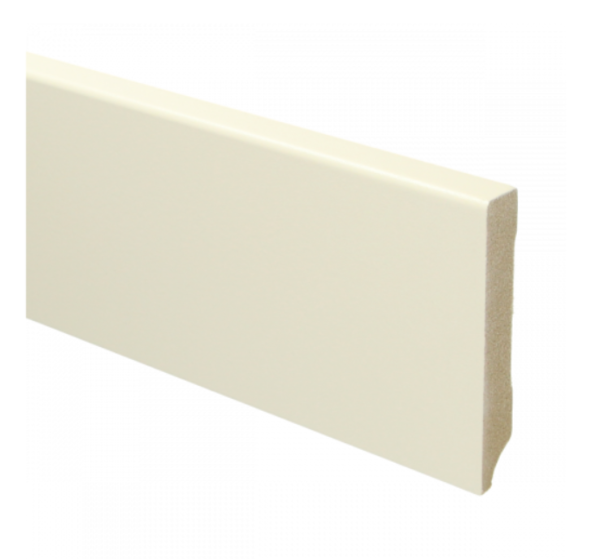 mdf voorgelakt 90x15mm wit